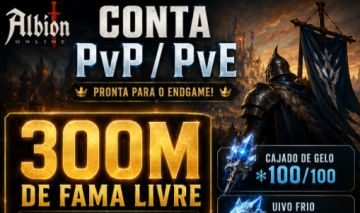 CONTA ALBION ONLINE PvP, PvE e Milhões de fama amarela