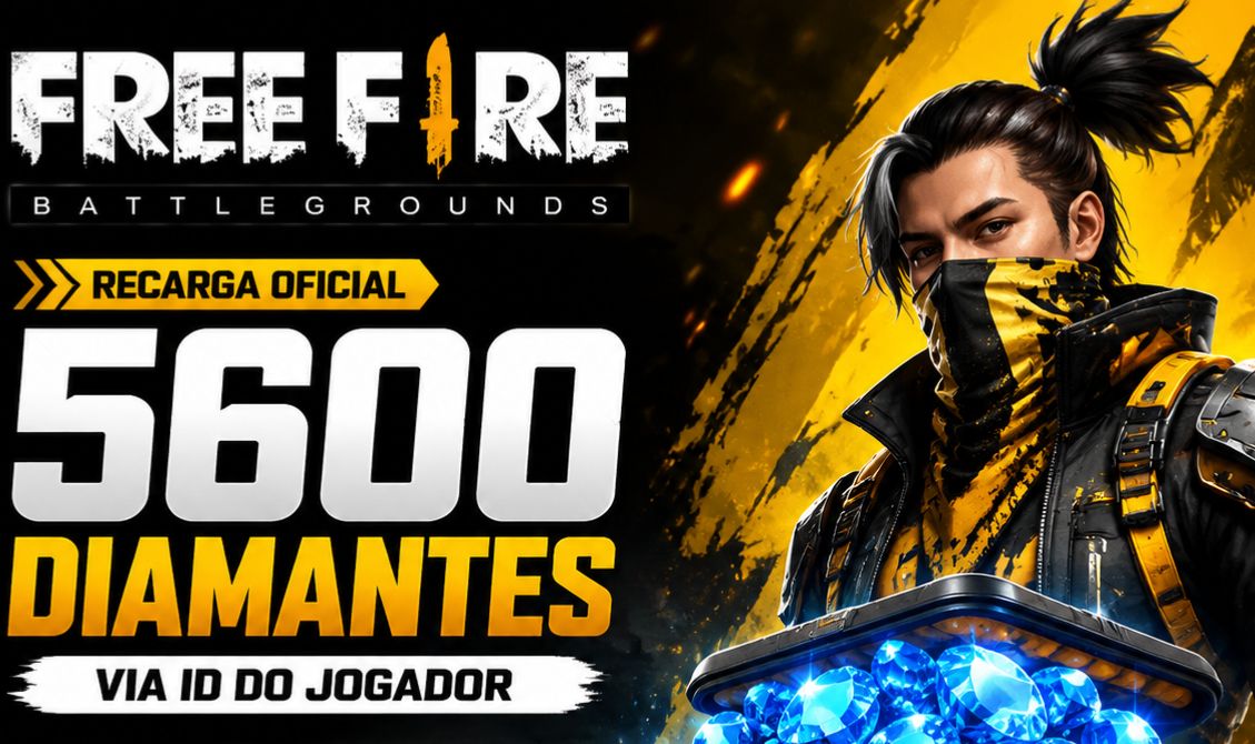 Free Fire BR | 1060 Diamantes (Ganhe Mais 106 de Brinde)