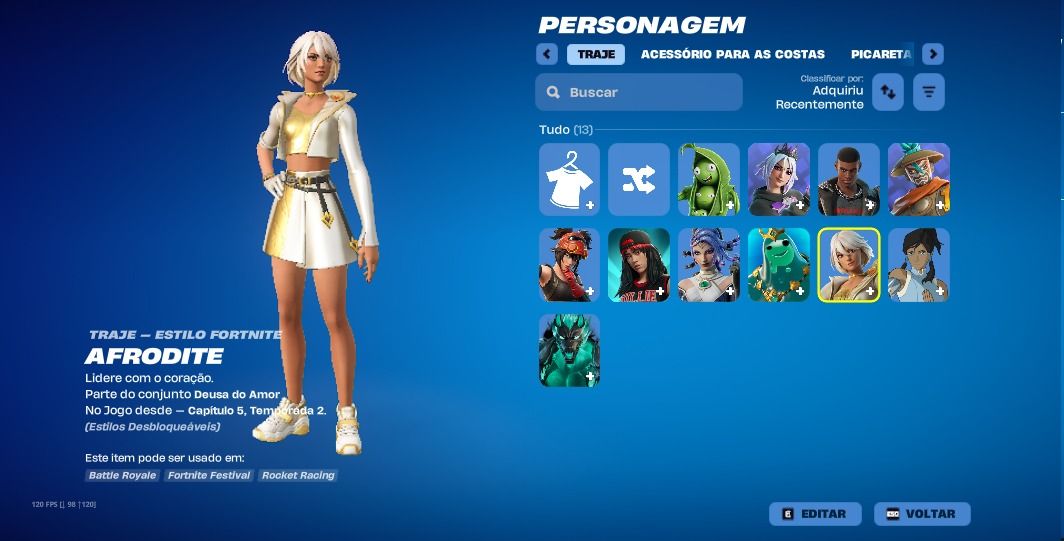 Conta de Fortnite Billie Elish