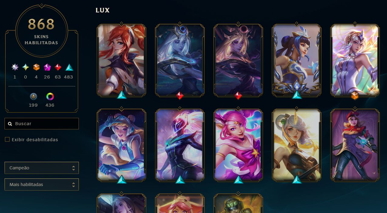 Conta Colecionador Ahri Imortalizada Autografada + PAX Sivir + 71k RP e gachas