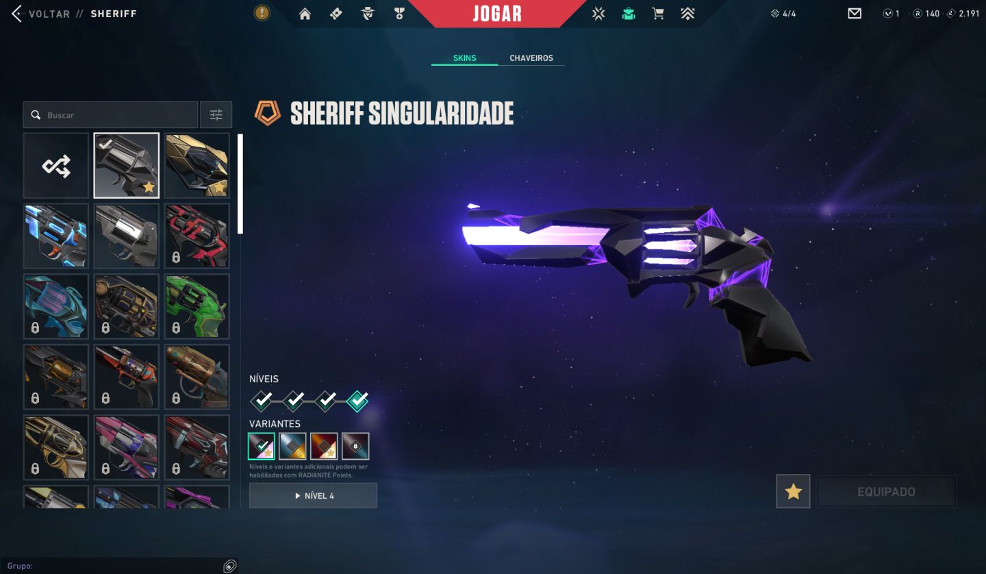 Conta valorant +42 skins (valor negociável)