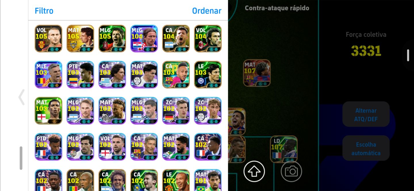 Conta efotbool 3321 de força comHarry Kane e Mbape bola de ouro