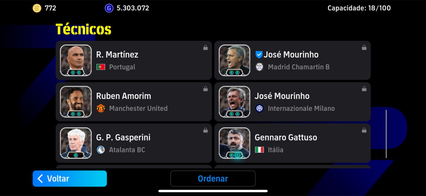 TÍTULO DO ANÚNCIO CONTA eFOOTBALL MOBILE JOGADORES TOP | ÓTIMO ELENCO