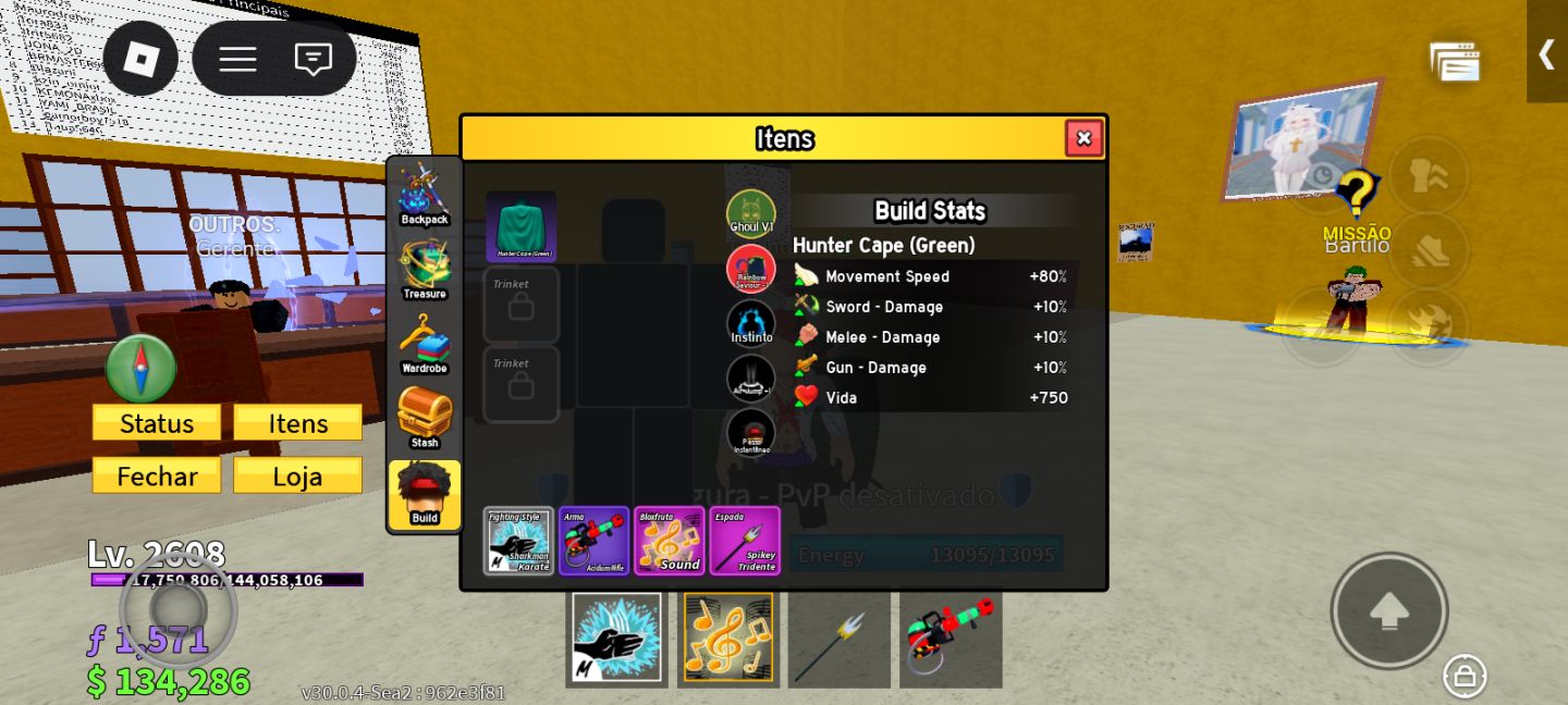 Conta boa pra iniciar no blox fuits