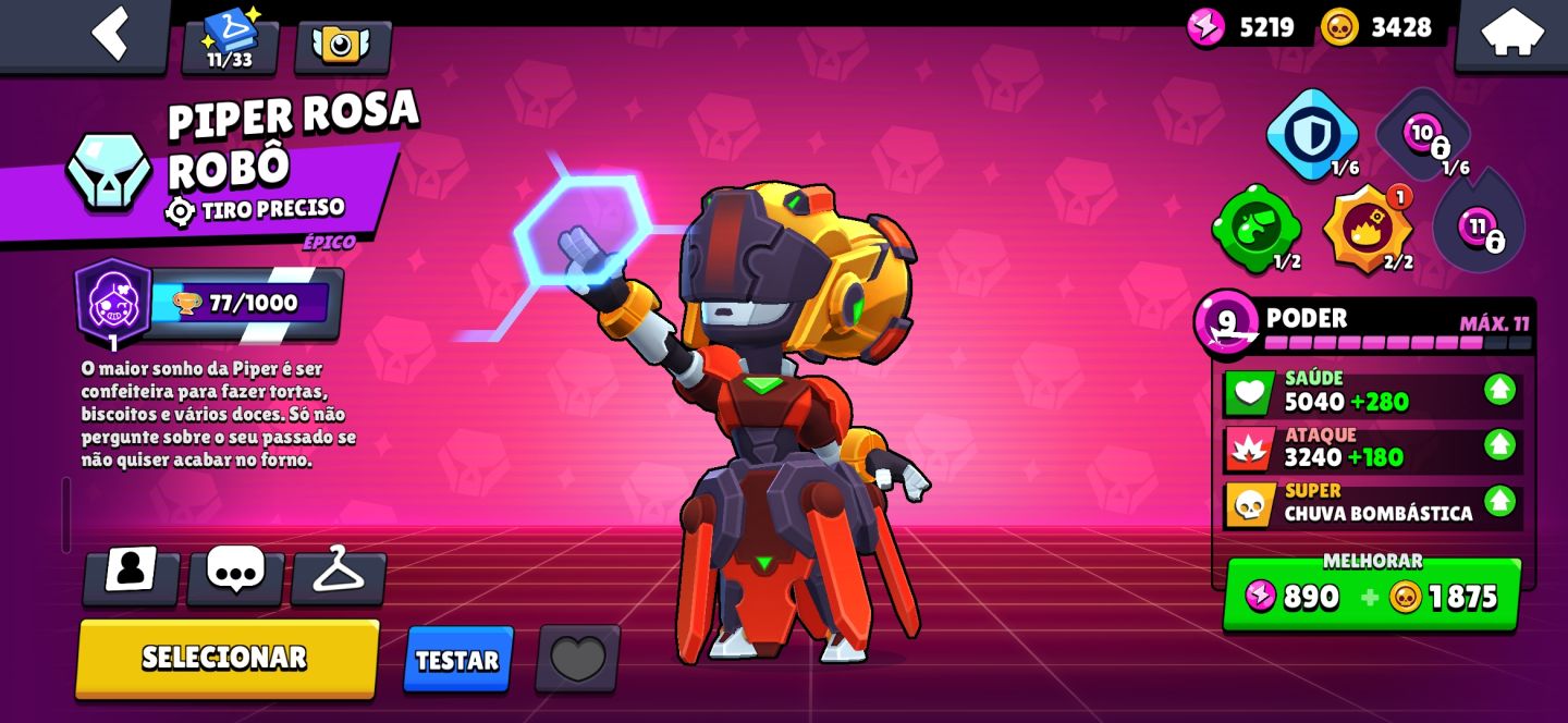 CONTA BRAWL STARS COMPLETA | MUITOS BRAWLERS + SKINS | CONTA TOP