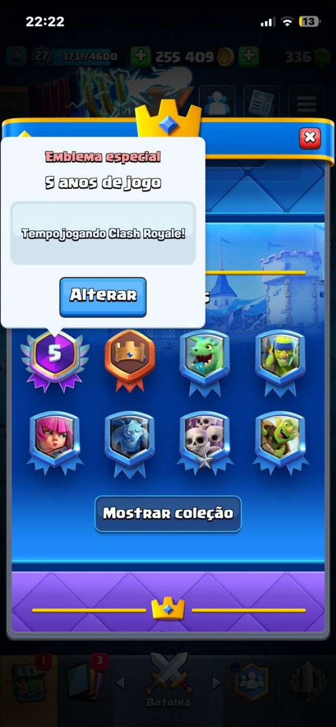 CONTA DE CLASH ROYALE COM 3,2K TROFEUS E BRAWL STARS 7,9K TROFEU E LENDARIO