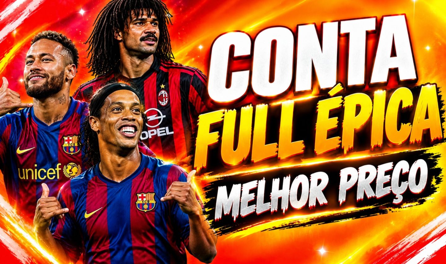 Conta Efootball Full épico 3290+