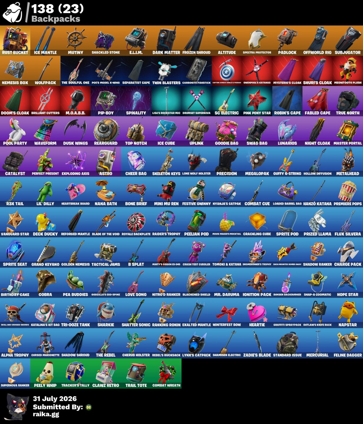 Conta Fortnite OG 105 Skins | Take the L | The Reaper | Elite Agent
