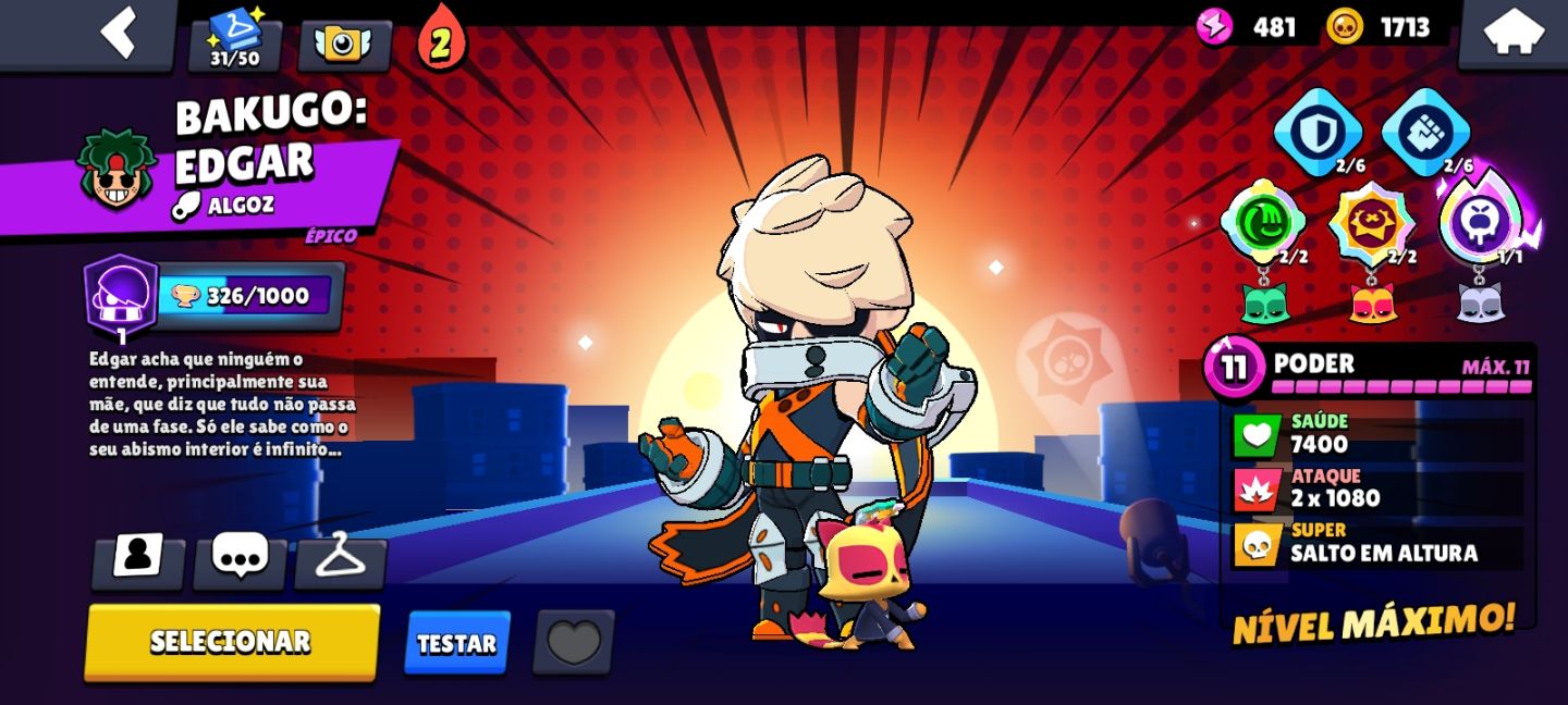 Conta brawl stars