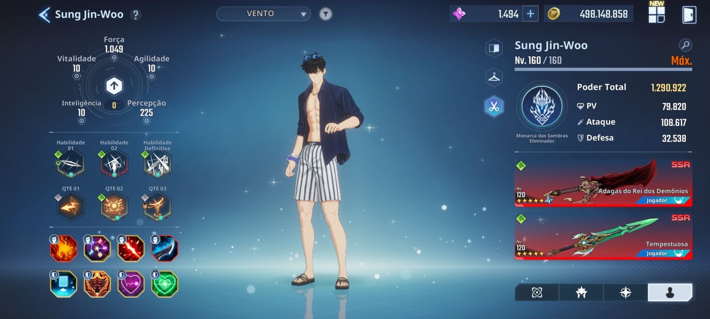 Conta Solo Leveling Arise Muito Conteúdo Liberado