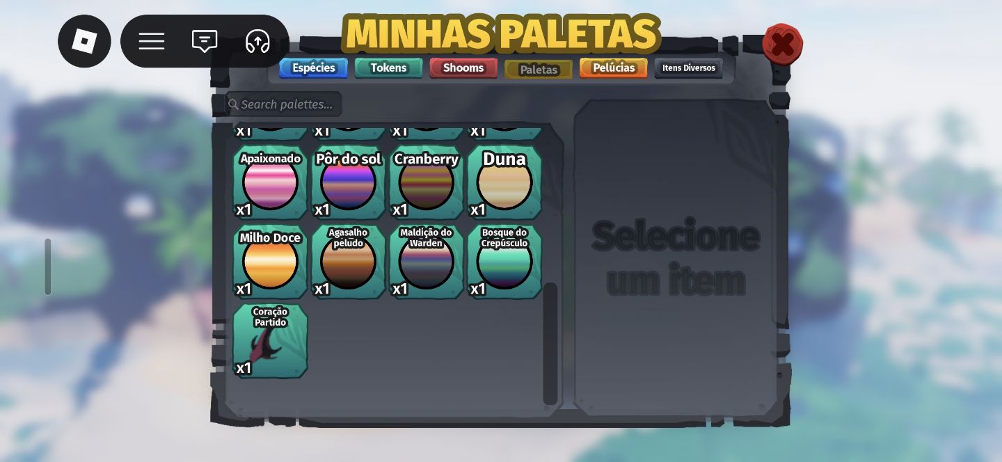 Criaturas, tokens, paletas, etc creatures of sonaria
