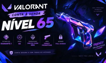 Conta VALORANT Nível 65 | Diamante 1 | Full Acesso
