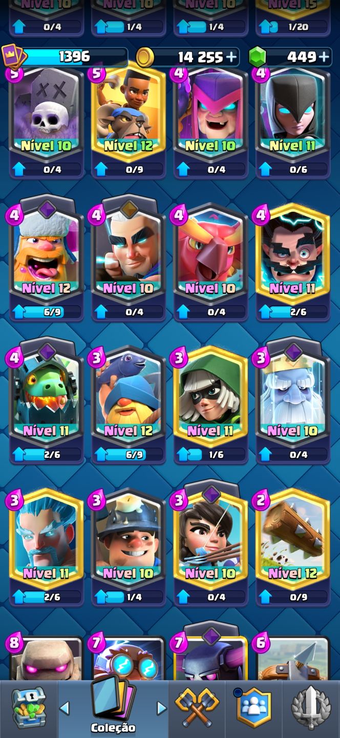 Clash Royale nível 14 arena 26