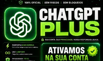 CHATGPT PLUS - PLANO TOP - ACESSO PRIVADO -SITE OFICIAL - 30 DIAS