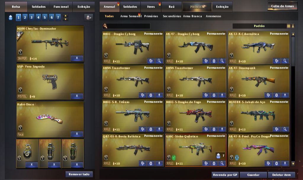 CONTA CROSSFIRE COM 87 VIPS, VÁRIAS VITORIOSAS E PERFEITA PARA TODOS OS MODOS!