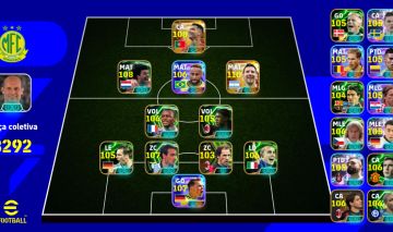 CONTA TOP eFootball 3292 FORÇA | GULLIT 108 + MESSI 110 + BANCO RECHEADO!
