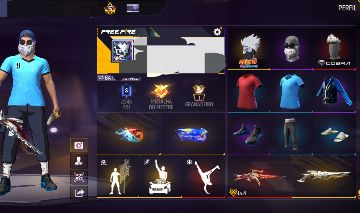 Conta free fire prime 5 com muitos Gelos, 2 punhos, bandeirão e mais.