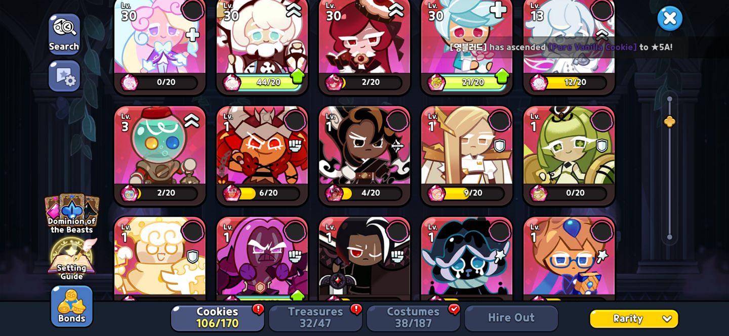 Conta cookie run Kingdom!