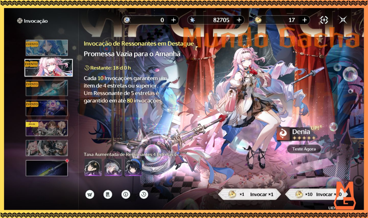 [Wuthering Waves] Contas Reroll com Astrites + Tiros