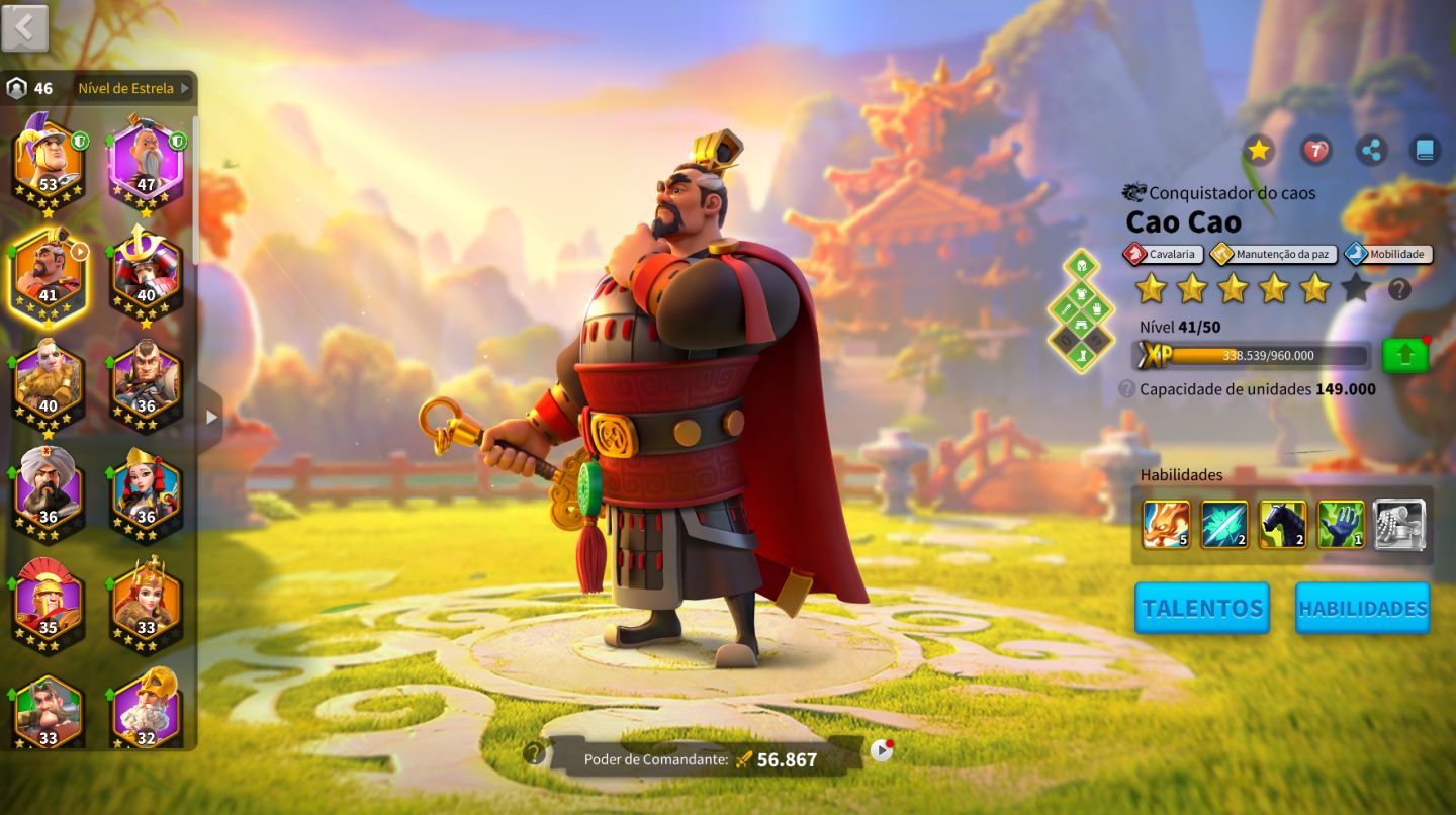 Conta Rise of Kingdoms Reino 4146