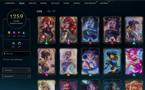 CONTA LV544 OURO I COM PAX TF E 1259 League Of Legends Contas GGMAX