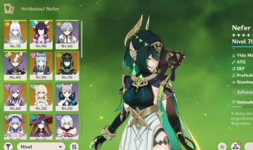 GENSHIN ColumbinaC1R1 IneffaR1 Nefer Zibai User livre mt exploração