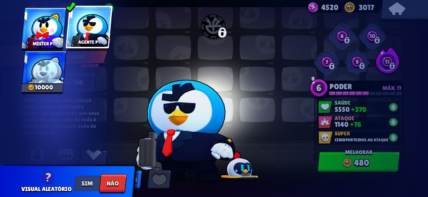 Conta brawl stars antiga e gemada