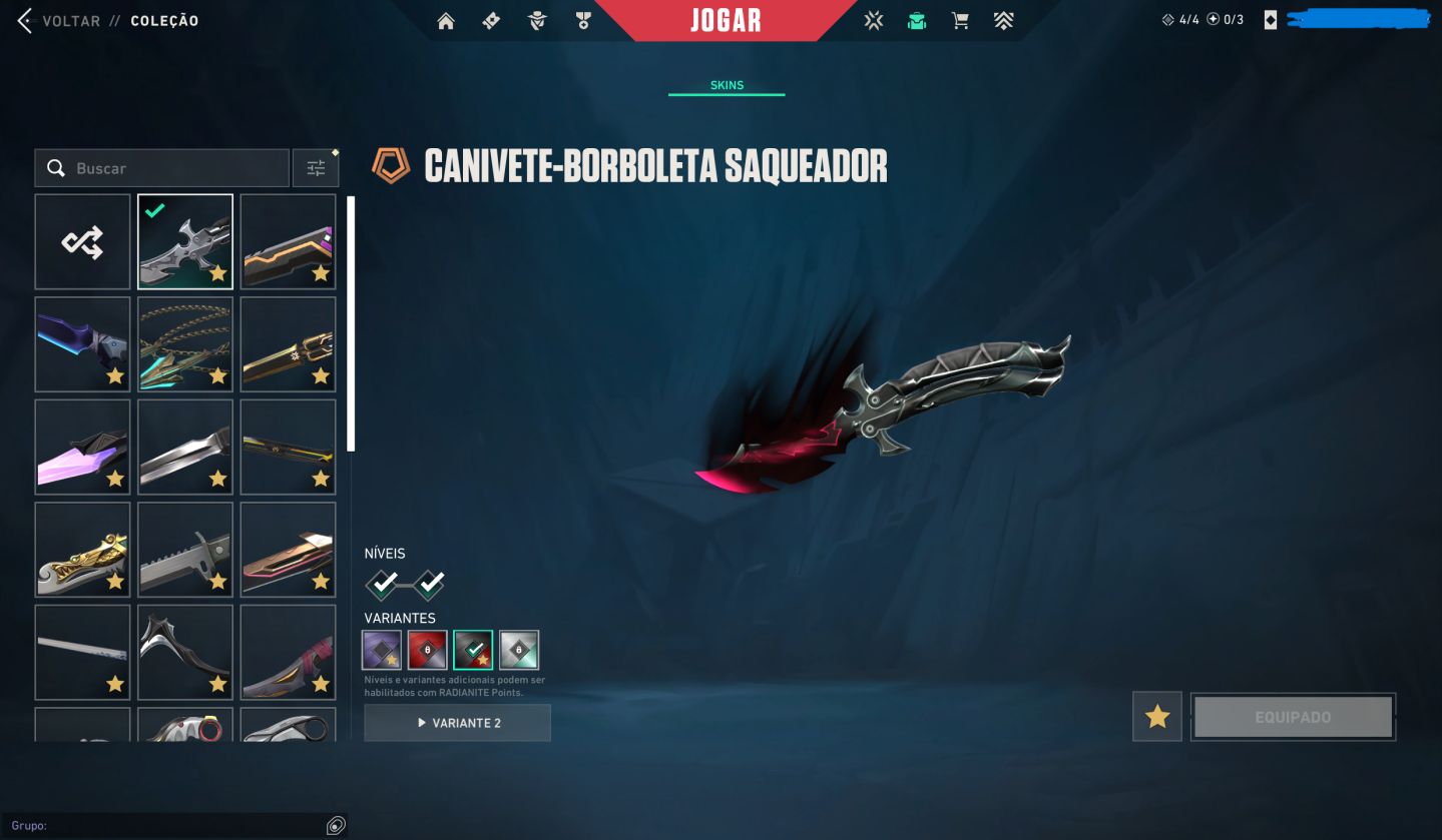 PRA SAIR LOGO Conta Valorant Full Skins Champions ( exceto 2022 )