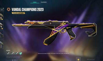 CONTA COM +20 SKINS!!!!!( CHAPIONS 2023, KURONAMI, PHANTOM FLIPERAMA ETC).