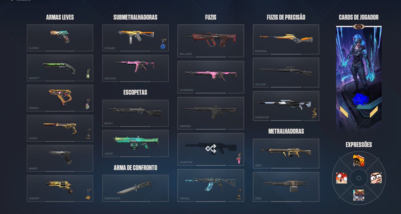 CONTA VALORANT COM XENOCAÇADORA + GAIA + AYAKASHI + HELIX | OP ONE TAP + SKIN