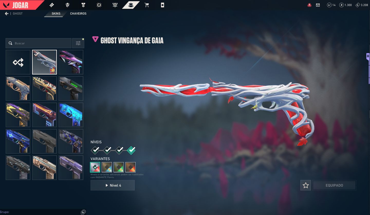 Conta Valorant 11 SKINS - NIVEL 390+ ( RANK GOLD )