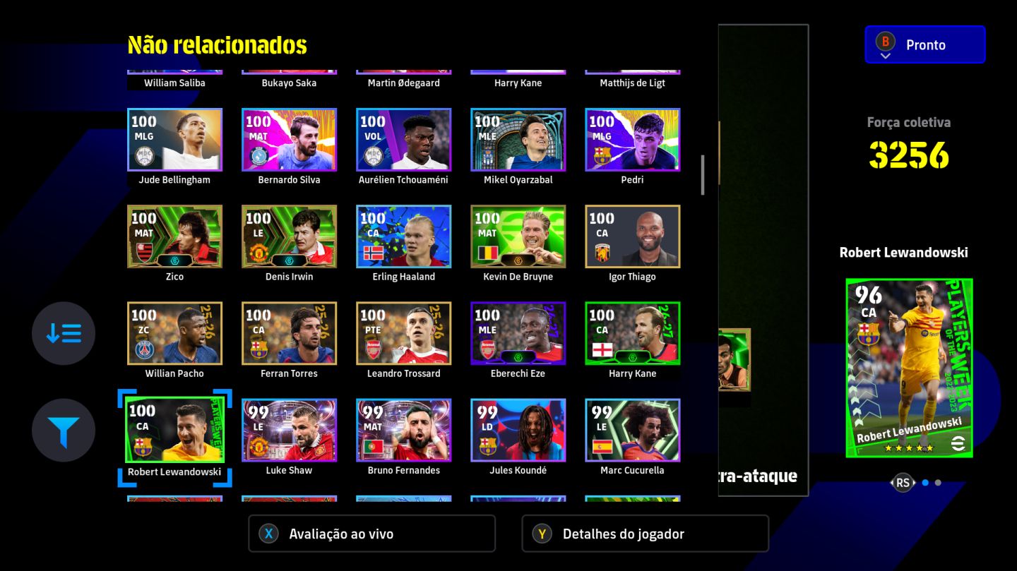 Conta Efootball Xbox/PC - Del Piero, Mbappé, Yamal, Romario, Messi, Kane e etc