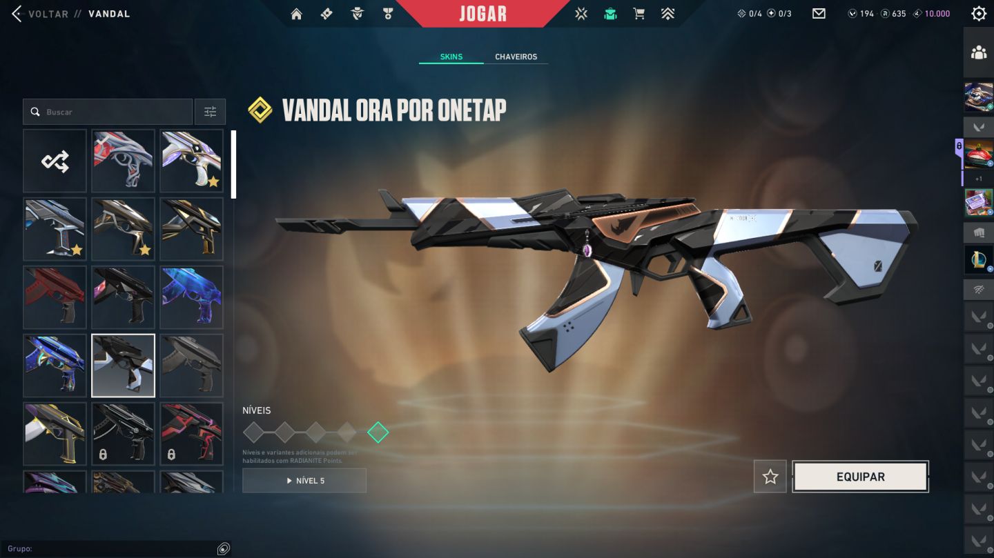 Conta Valorant com Muitas Skins,nvl 403, mais de 1500 gasto!!