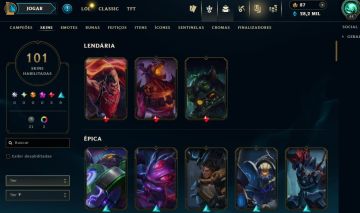 Full Acesso - 101 Skins - 150 Campeões - Level 44 - SEASON 2