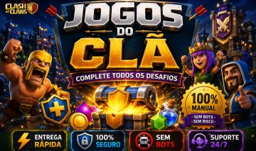 Jogos do Clã Clash of Clans Completo em Até 24h Pontuação Garantida