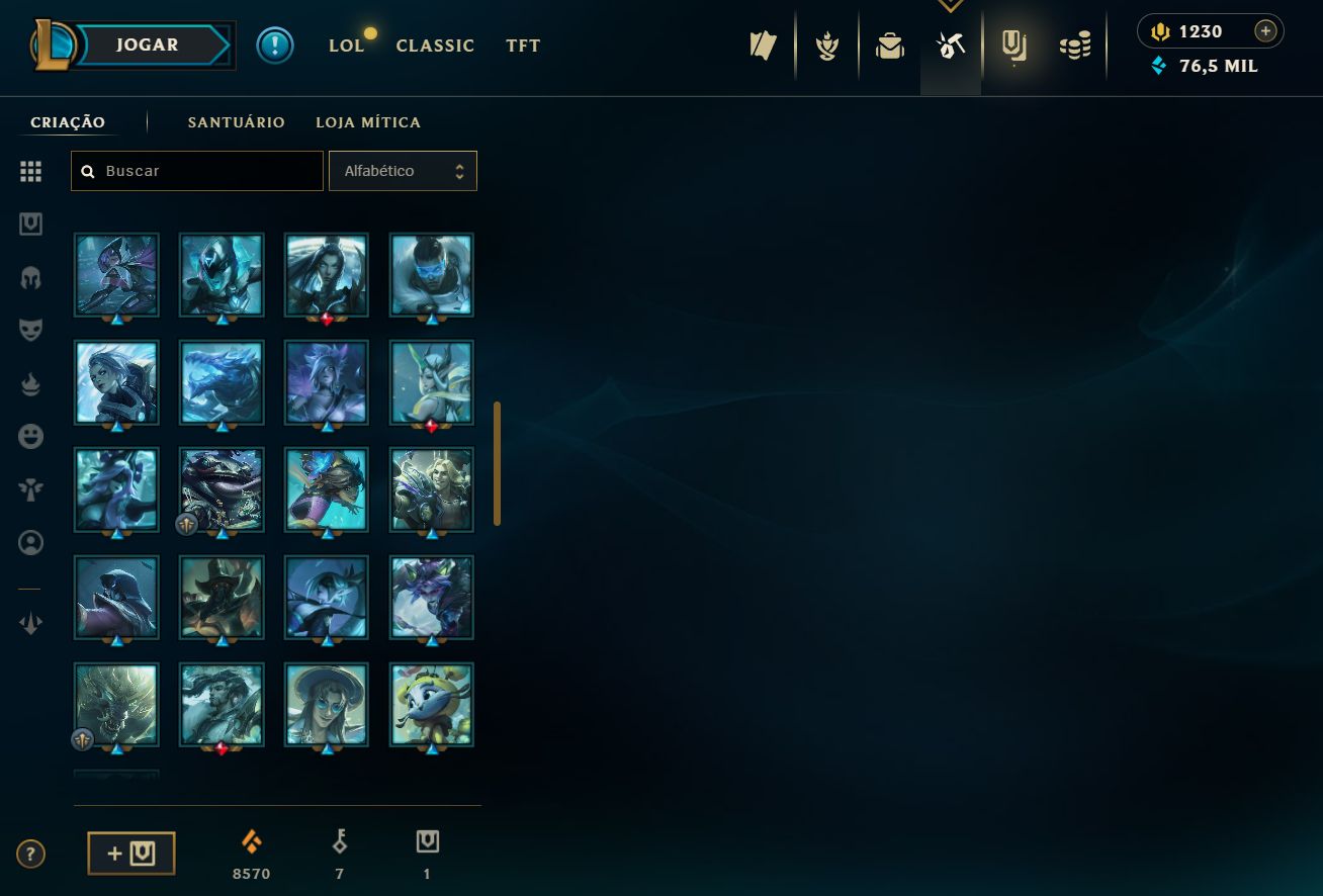 CONTA PRATA II - 169 SKIN - FULL CHAMP + ESPÓLIOS CHEIO! - 100% SEGURA!