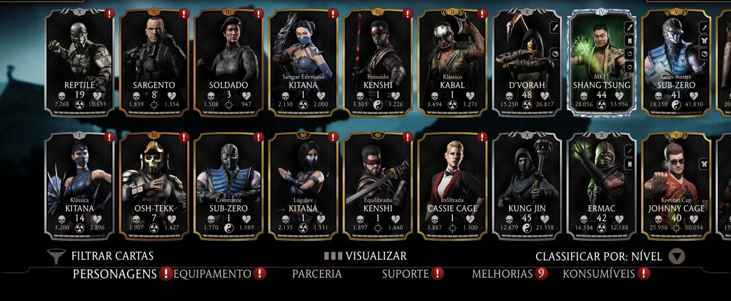 Conta Mortal Kombat Mobile para Iphone - ios