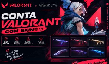 CONTA VALORANT COM SKINS RARAS | PREÇO NEGOCIÁVEL | GGMAX