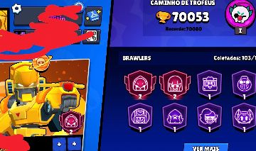 CONTA TOP BRAWL STARS! ACEITO PROPOSTA