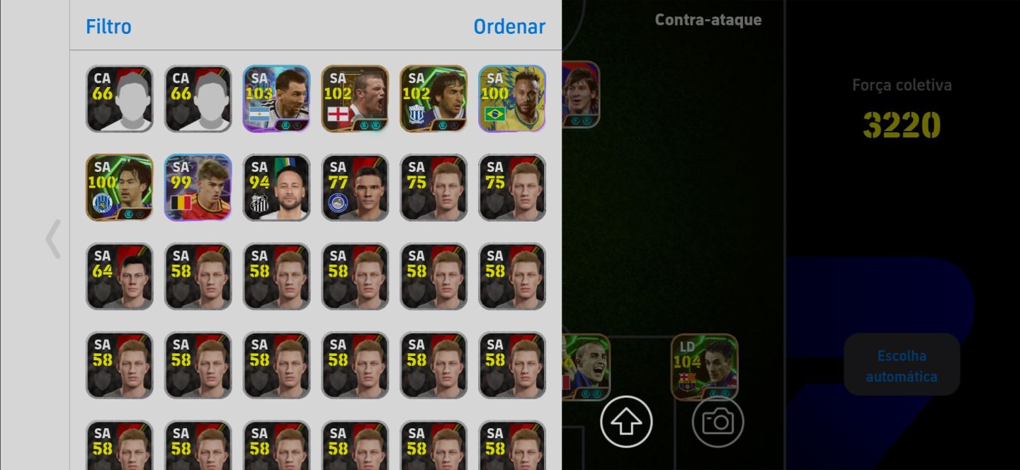 CONTA EFOOTBALL RARA! NEY E MESSI DO PACK + AGUERO BLITZ + BATISTUTA E++!