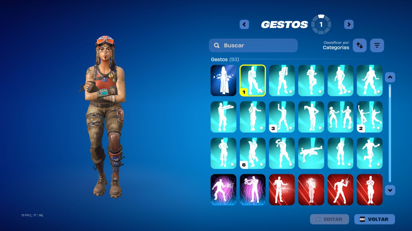 CONTA DE FORTNITE ANTIGA COM RENEGADE RAIDER
