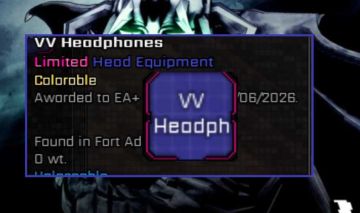 VV Ultimatum - VV Headphones ITEM MAIS RARO DO JOGO