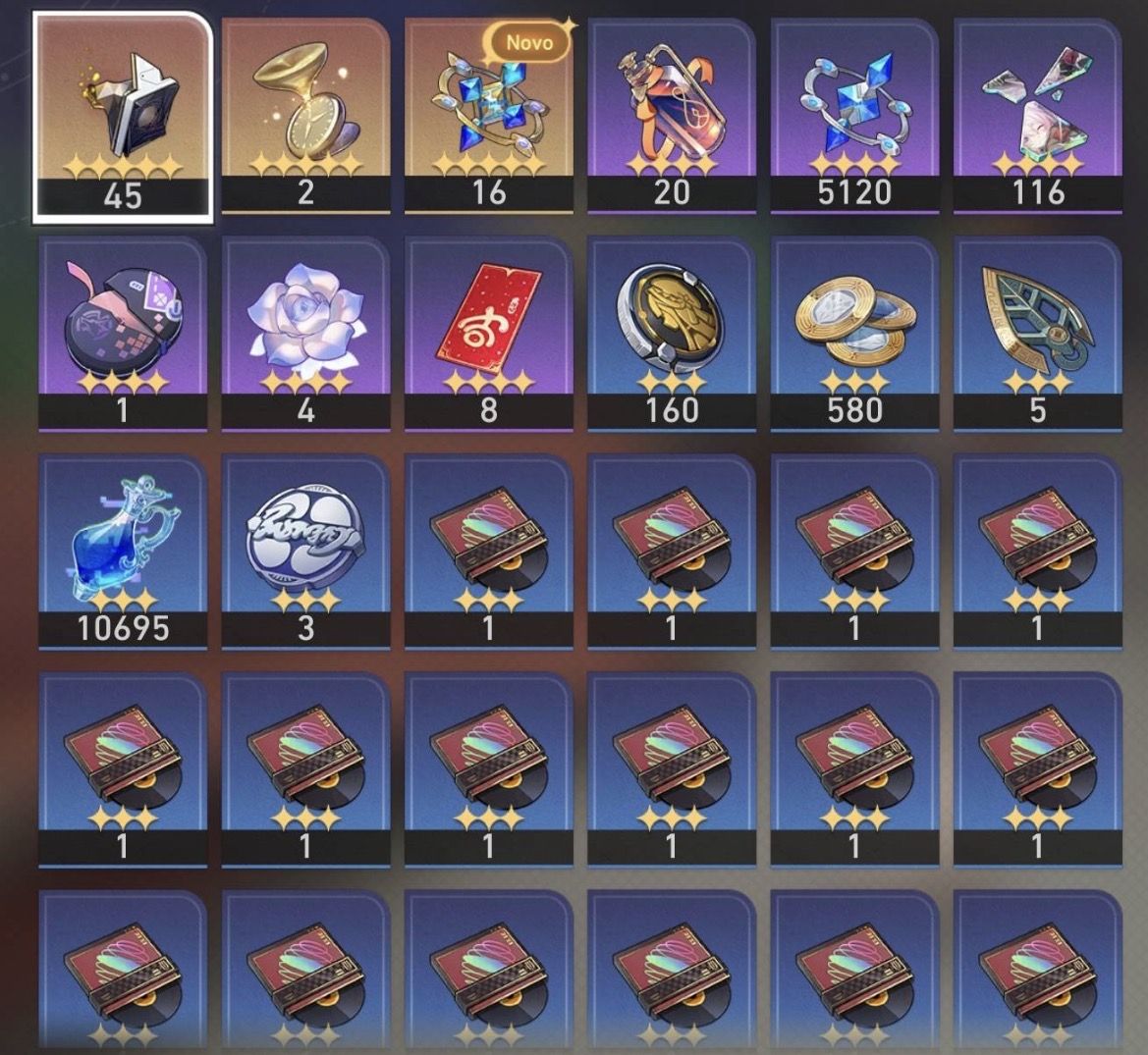 Conta Honkai Mortenax Blade + Cone, Phainon, Yao guang, etc