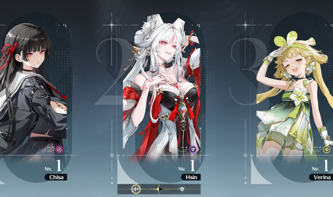 Hsin R1 S1 + Chisa S1 + Verina R3 + Calcharo + Lingyang + T4 R6