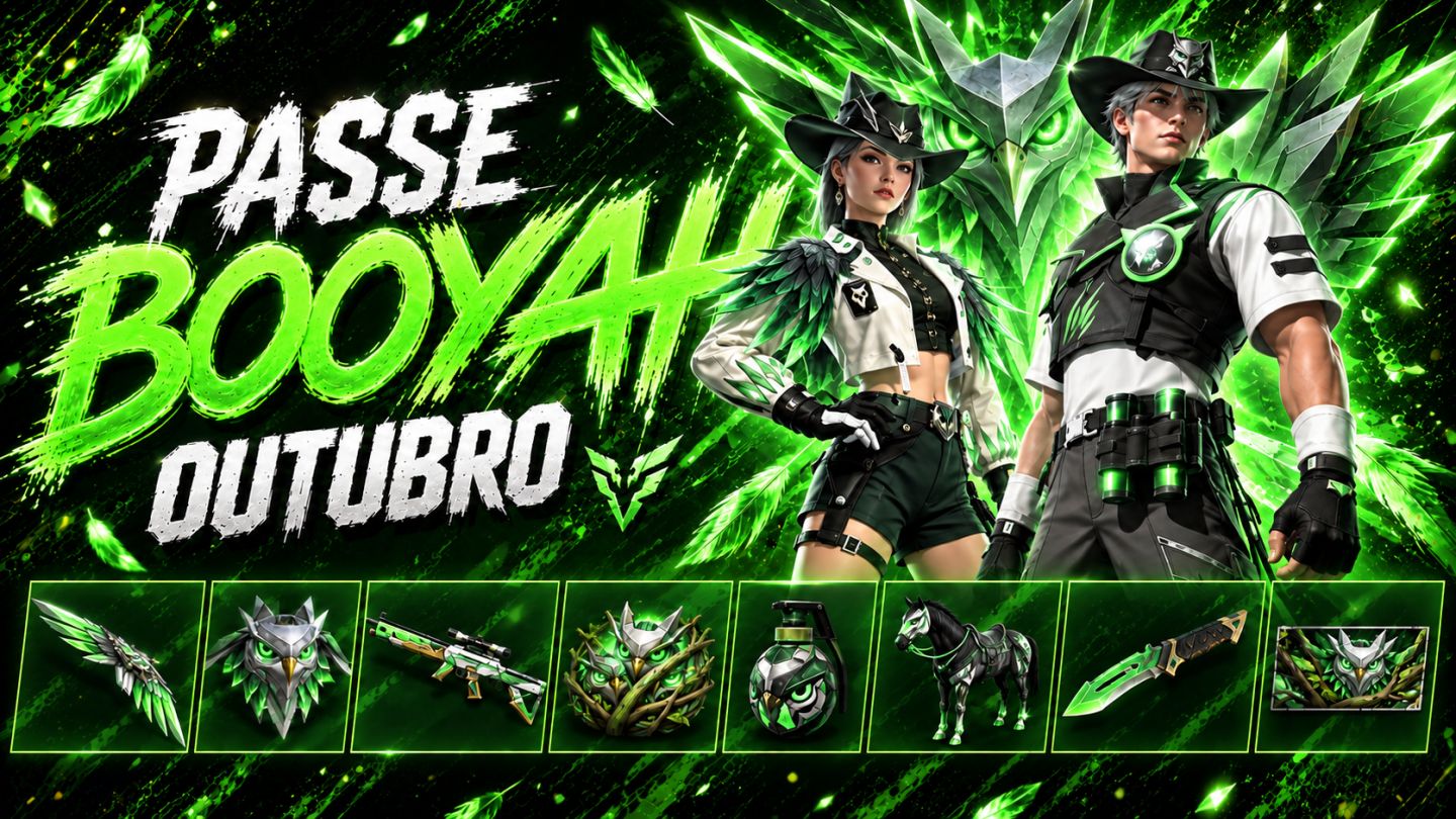 [MEGA PROMOÇÃO] PASSE DE ELITE BOOYAH FREE FIRE VIA ID + BRINDE
