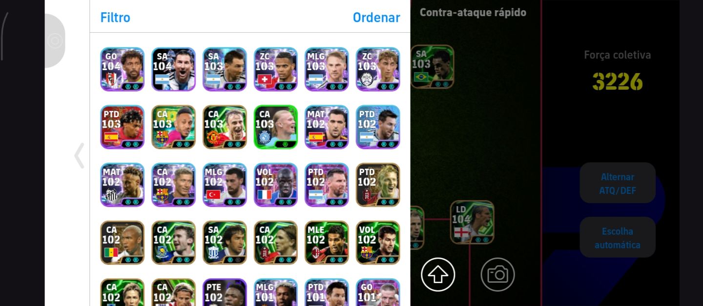 Conta eFootball para quem tá começando agora.