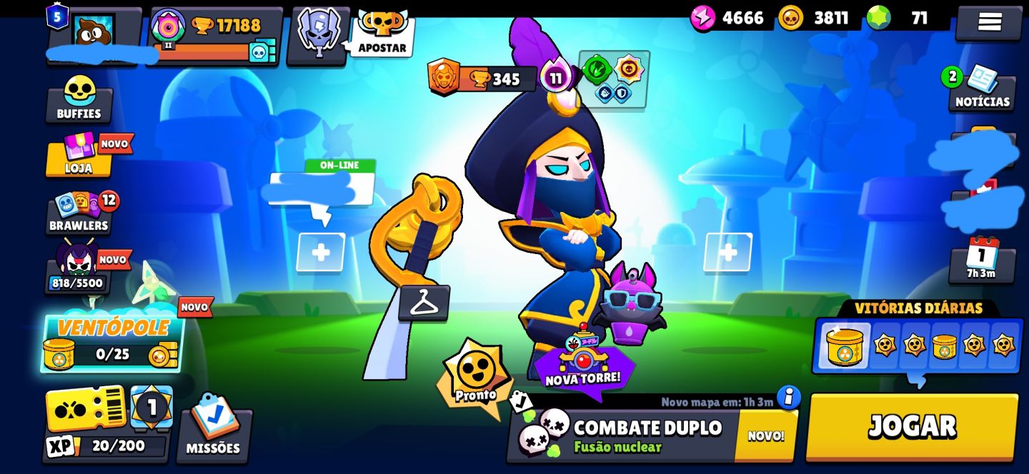 CONTA BRAWL STARS NO PREÇINHO ! (Tem muitas skins , moedas , prestígios e mais!)