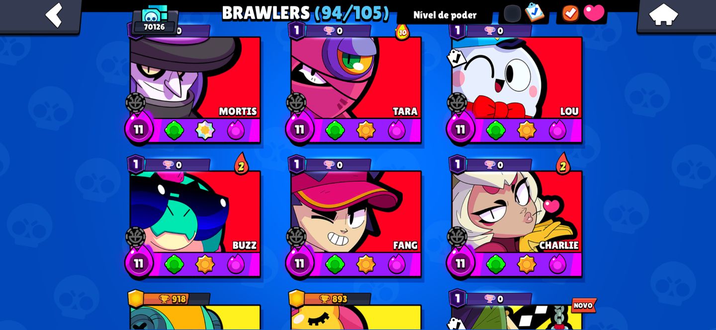 CONTA BRAWL STARS 70K | SHELLY ESTELAR 2018 | 37 HIPERCARGAS | 41 PODER