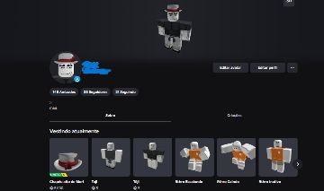 CONTA ROBLOX , +10k ROBUX GASTOS , UPADA NA MAIORIA DOS JOGOS HYPE DE ANIME!!!