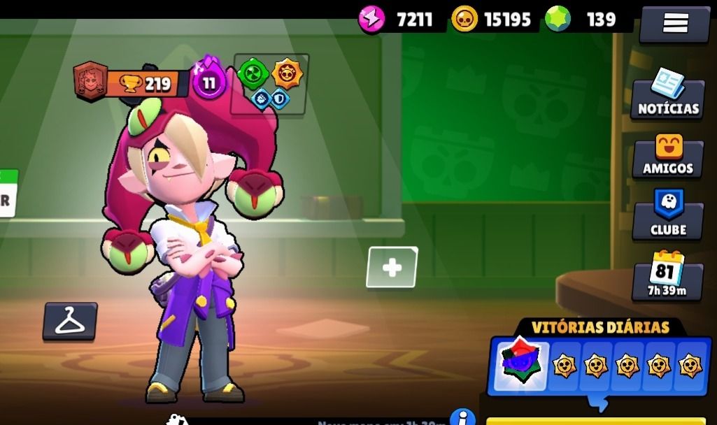 Conta de Brawl Stars pra quem quer começar bem no game,2 lendários
